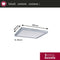 Paulmann Atria - LED-paneel 300x300 mm 16,5W 1450lm 2700K dimbaar - Chroom mat