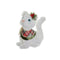 Decoratieve figuren DKD Home Decor Polyester Katje (19 x 10 x 20 cm)