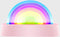Lalarma Nachtlampje Dancing Rainbow - 18x11x4cm - Pink