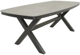 Davos tuintafel - Eettafel - Deens ovaal 200x100 cm - antraciet