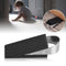 Benson Deurstopper - 13 cm - Antislip - RVS Zwart