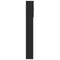 vidaXL - Wasmachinekast - 64x25,5x190 - cm - hoogglans - zwart
