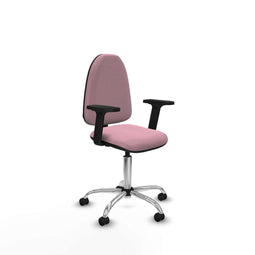 Piqueras y Crespo B2D05RP - Bureaustoel - Verstelbare hoogte met armleuning - Roze