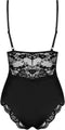 Obsessive Sexy Teddy met Kant - Erotische Body - Maat L/XL - Zwart