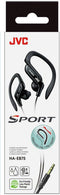 JVC HA-EB75-S - Sporthoofdtelefoon - Waterbestendig met oorclip - Zilver Zwart