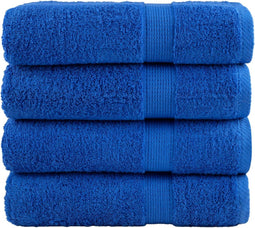 vidaXL - Badhanddoeken - SOLUND - 4 - st - 600 - g/m² - 70x140 - cm - blauw