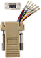 Nedis Seriële Adapter - Adapter - D-SUB 9-Pins Male - RJ45 Female - Vernikkeld - Ivoor - Doos