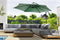 909 Outdoor - Hangende parasol - 300 cm - Stalen frame - Donkergroen