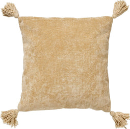 Dutch Decor NINO - Sierkussen van katoen 45x45 cm Pumice Stone - beige - Inclusief binnenkussen