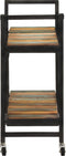 vidaXL - Keukentrolley - 87x36x81 - cm - massief - gerecycled - hout
