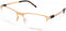 Men'Spectacle frame Porsche P8322-B Golden (ø 54 mm)