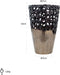 Richmond Vaas Flore klein (Black/gold)