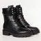 Guess Obetter - Dames Laarzen - Veterboots - Leer - Zwart/Bruin - Maat 38