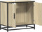 vidaXL - Wastafelkast - 65x33x60 - cm - bewerkt - hout - sonoma - eikenkleurig