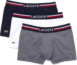 Lacoste Heren 3-pack Short - Regular fit - Navy/Wit/Rood (3-pack)
