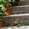 Customize it - Tuinschilderij trap 70x50cm bruin