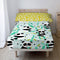 Set beddengoed HappyFriday Moshi Moshi Panda garden blue Blauw Bed van 105 2 Onderdelen