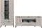 Furnilux Noida - Woonkamercombinatie - Inclusief verlichting - Zwart - 41x290x192cm