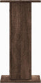 vidaXL - Speakerstandaards - 2 - st - 30x30x60 - cm - bewerkt - hout - bruin - eiken