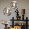 Light & Living Magdala - Hanglamp - Glas Ø40cm - Modern - Grijs