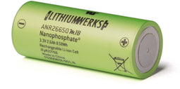 A123 ANR26650M1B 2500 mAh 3,3 V LiFePo4-batterij, onbeschermd, 26,25x65 mm