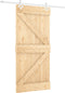 vidaXL - Schuifdeur - met - beslag - 90x210 - cm - massief - grenenhout