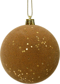 Kerstbal kunststof d8 cm gmbr kerst
