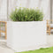 vidaXL - Plantenbak - 110x40x68,5 - cm - massief - grenenhout - wit