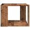 vidaXL - Salontafel - 40x40x30 - cm - bewerkt - hout - oud - houtkleurig