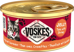 Voskes Kattenvoer Nat Tonijn met Garnalen 24x85 Gram