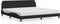 vidaXL - Bedframe - zonder - matras - 200x200 - cm - fluweel - zwart