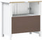 vidaXL - Wastafelkast - BERG - 60x34x59 - cm - massief - grenenhout - wit