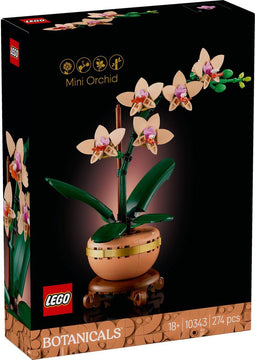LEGO Botanicals - Mini orchidee - 5 bloesems - Terracotta