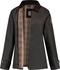 MGO Meghan Wax Jacket Lady Brown XL