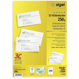 Sigel Visitekaartjes-Etiketten Blanco