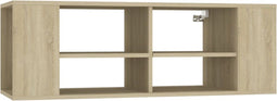 vidaXL - Tv-wandmeubel - 102x35x35 - cm - bewerkt - hout - sonoma - eikenkleurig