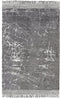HANLI - Vloerkleed - Grijs - 140 x 200 cm - Viscose