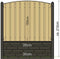 Tuindeco - Berton paal Geul wit/grijs eindmodel 280 cm Tuindeco