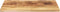 vidaXL - Tafelblad - rechthoekig - 80x70x2,5 - cm - massief - ruw - mangohout