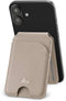 My Style - MagSafe Compatibele Magnet Kaarthouder - 5 Pasjes met Standaardfunctie - Warm Grijs