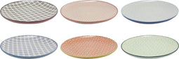 Tavola - Dinerborden - Kleurrijk Reliëf - Ø23cm - Dinerbord - 6 stuks