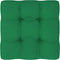vidaXL - Palletkussen - 80x80x12 - cm - stof - groen