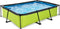 EXIT Lime Frame Zwembad 300x200x65cm - Opzetzwembad - Inclusief filterpomp - Groen