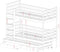 LUK - Stapelbed - 90x200cm - te splitsen tot 2 losse bedden - wit