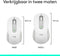 Logitech Signature M650 - Draadloze muis - SilentTouch technologie - Wit