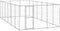 vidaXL - Hondenkennel - 36,3 - m² - gegalvaniseerd - staal