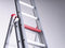 Altrex Atlantis - Reformladder 3-delig - 3x10 treden - Belastbaar tot 150 kg
