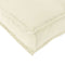 Palletkussen voor zitting Creme 70 x 70 x 12 cm Oxford stof