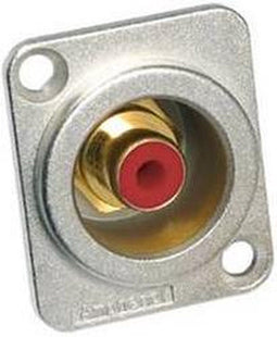 Amphenol ACJD-RED - Cinch-connector Flensbus - 2 Polen Mono - Rood
