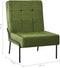 vidaXL - Relaxstoel - 65x79x87 - cm - fluweel - lichtgroen